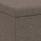 Avalon Extra Large Storage Ottoman Bench - Fawn
