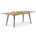 Beachside Outdoor Extendable Dining Table - Light Teak