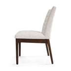 Upholstered Dining Chairs With Rubber Legs (Set of 2)