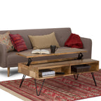 Hunter 48 Inch Wide Solid Mango Wood Lift Top Coffee Table