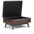 Owen 34 Inch Wide Coffee Table Storage Ottoman