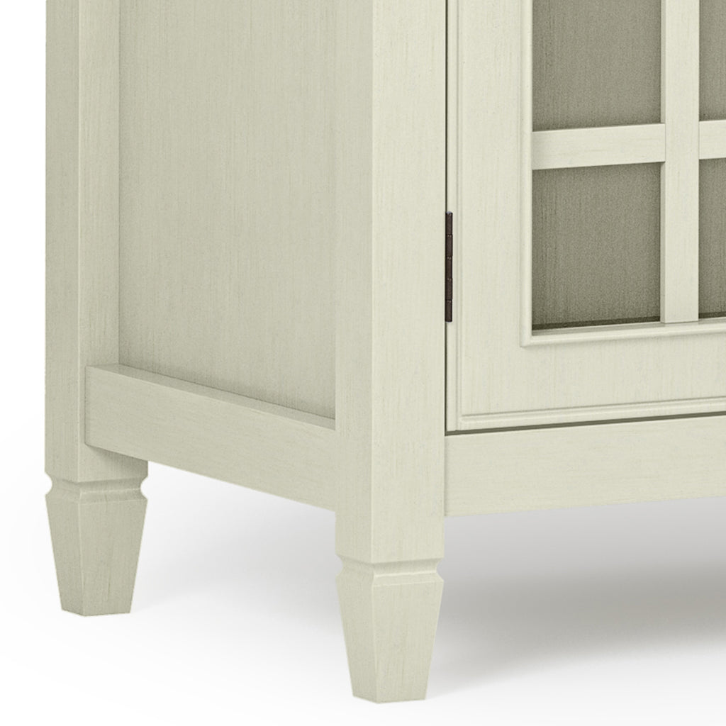 Connaught 46 Inch Wide Solid Wood Low Storage Cabinet in Antique