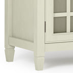 Connaught 46 Inch Wide Solid Wood Low Storage Cabinet in Antique