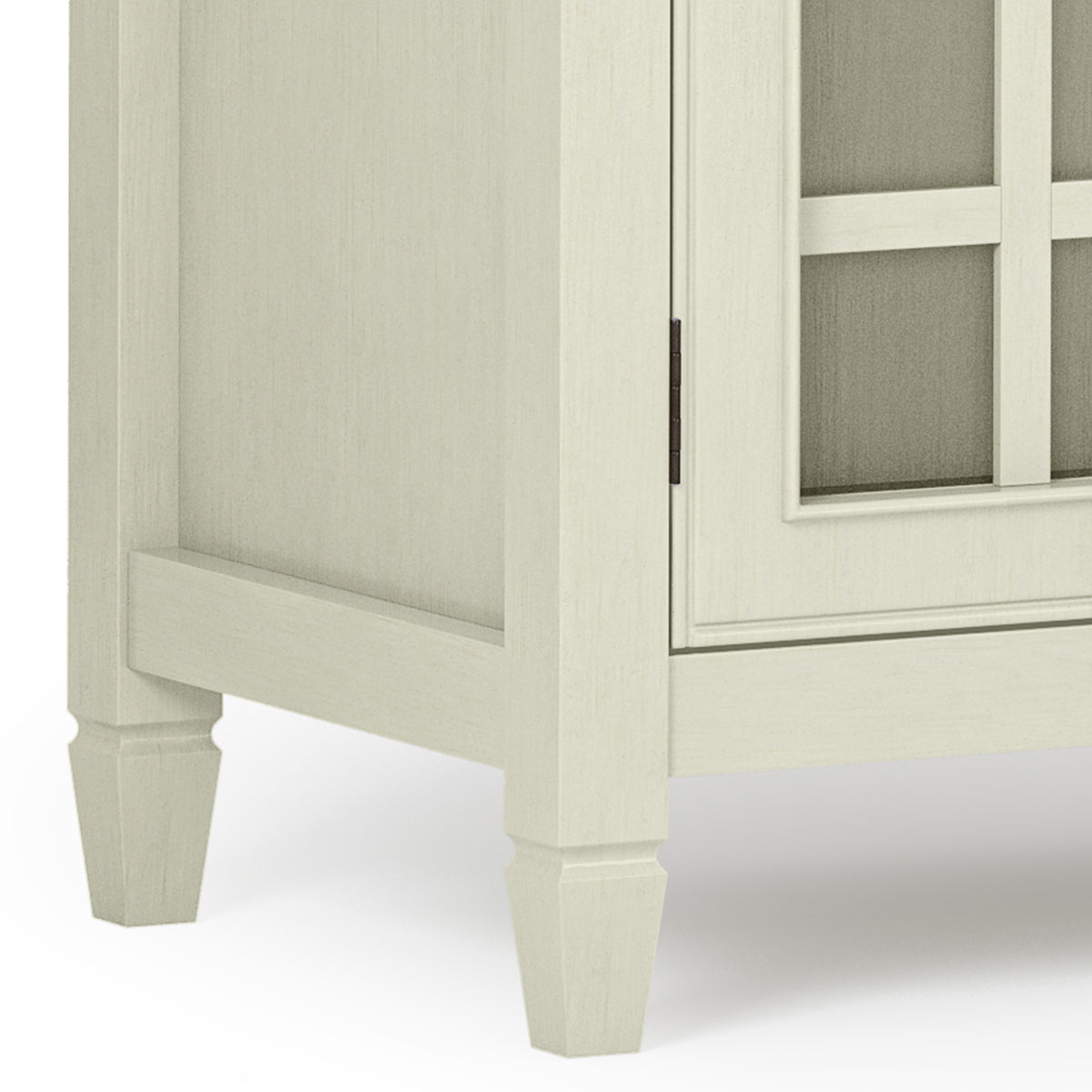 Connaught 46 Inch Wide Solid Wood Low Storage Cabinet in Antique