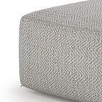 Nate Square Pouf - Patterned