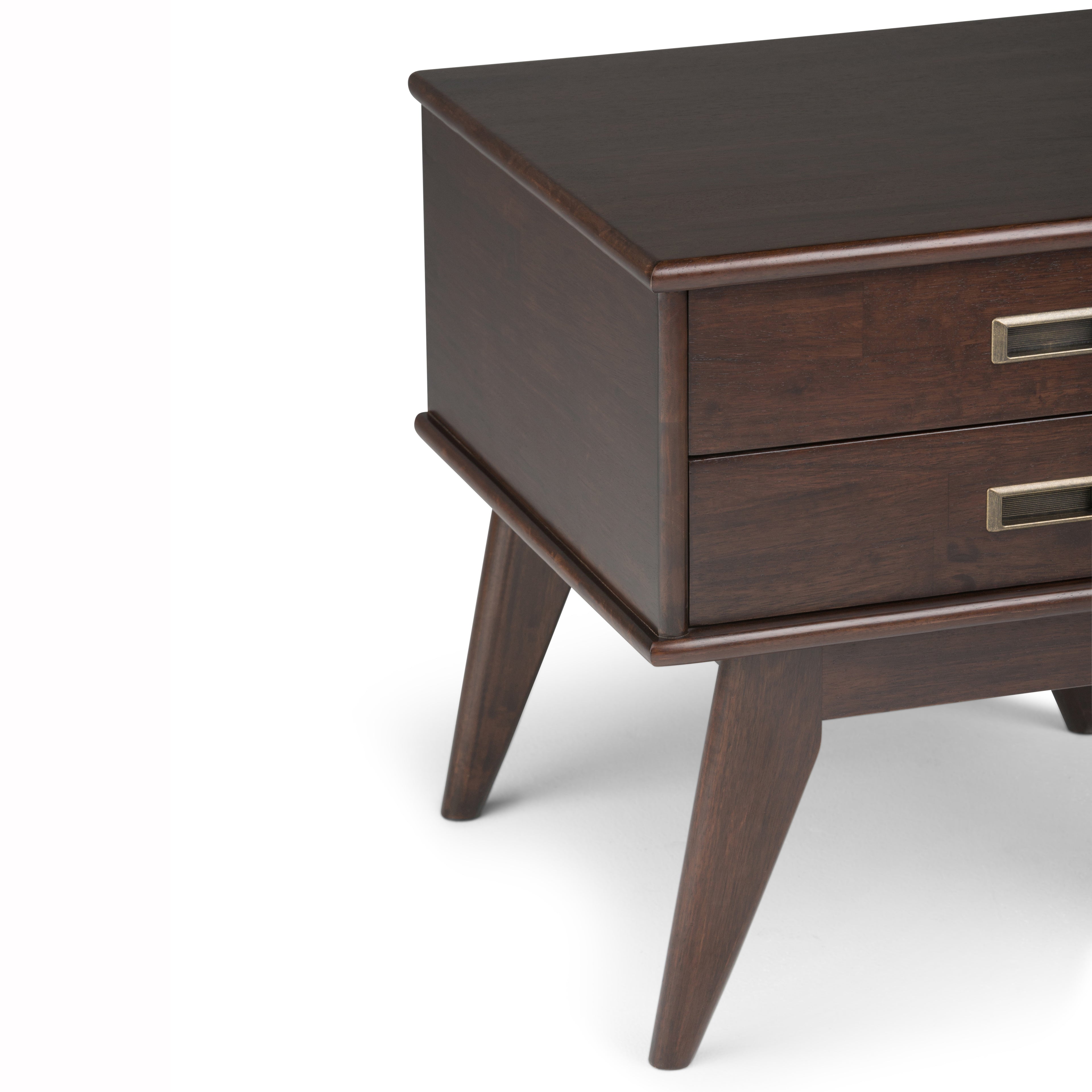 Draper - Mid Century Side Table - Medium Auburn
