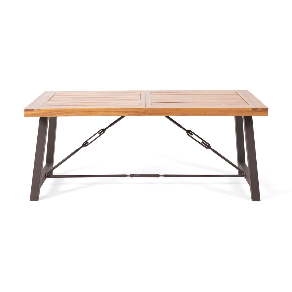 Outdoor 3-Pieces Acacia Wood Dining Set