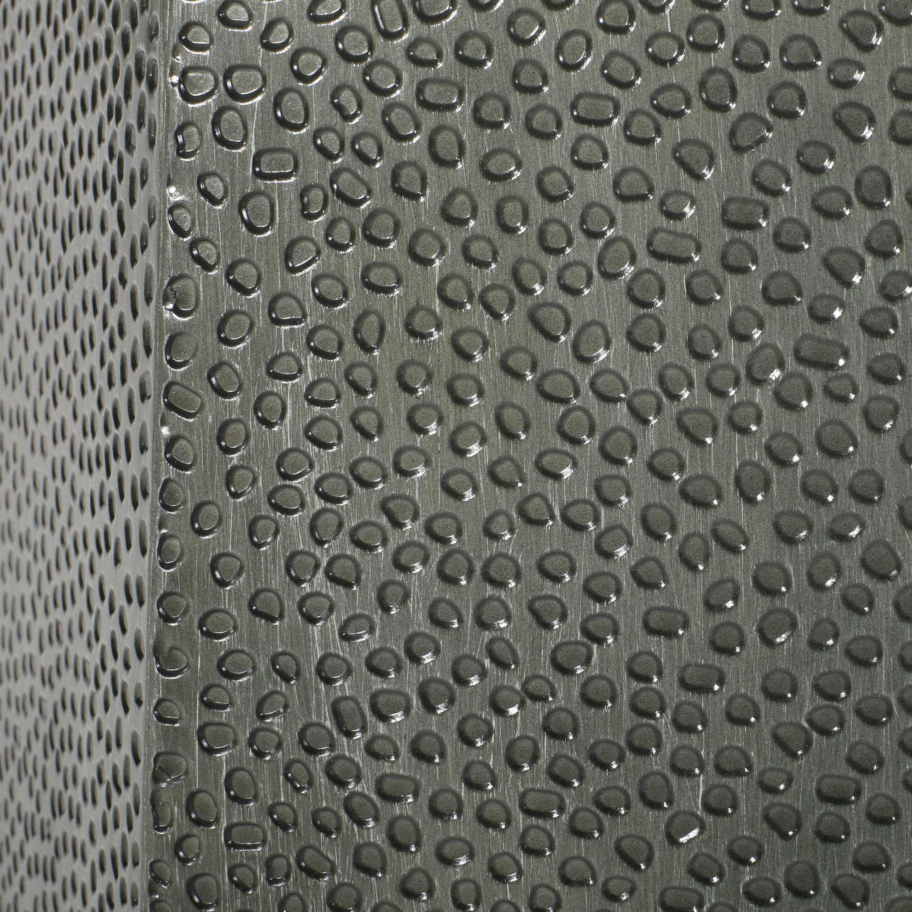 Metal Hammered End Table