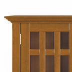 Bedford 32 Inch Wide Solid Wood Low Storage Media Cabinet
