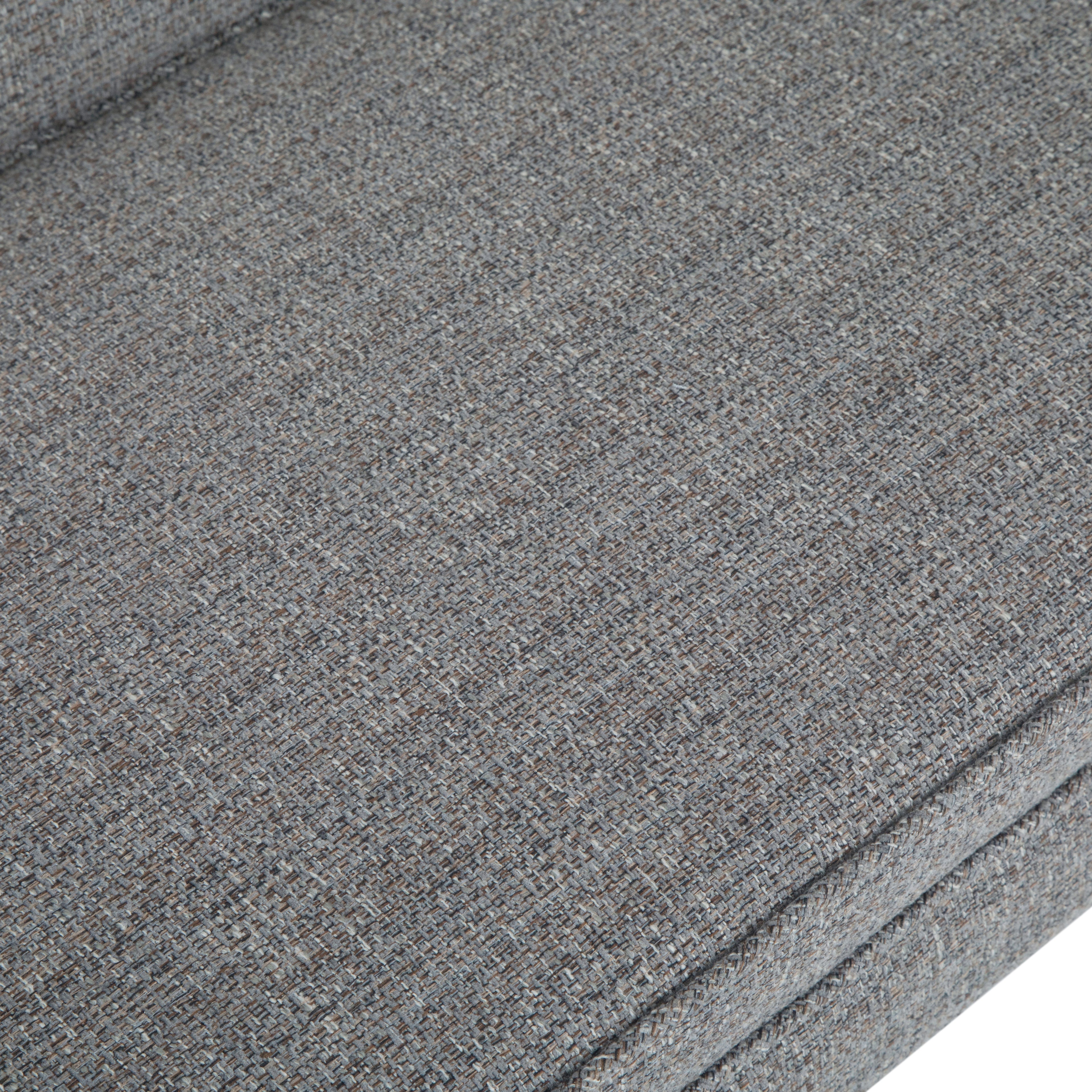 Parris 50 Inch Wide Upholstered Bench in Pebble