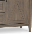 Ela - Sideboard with Wine Storage - Smoky