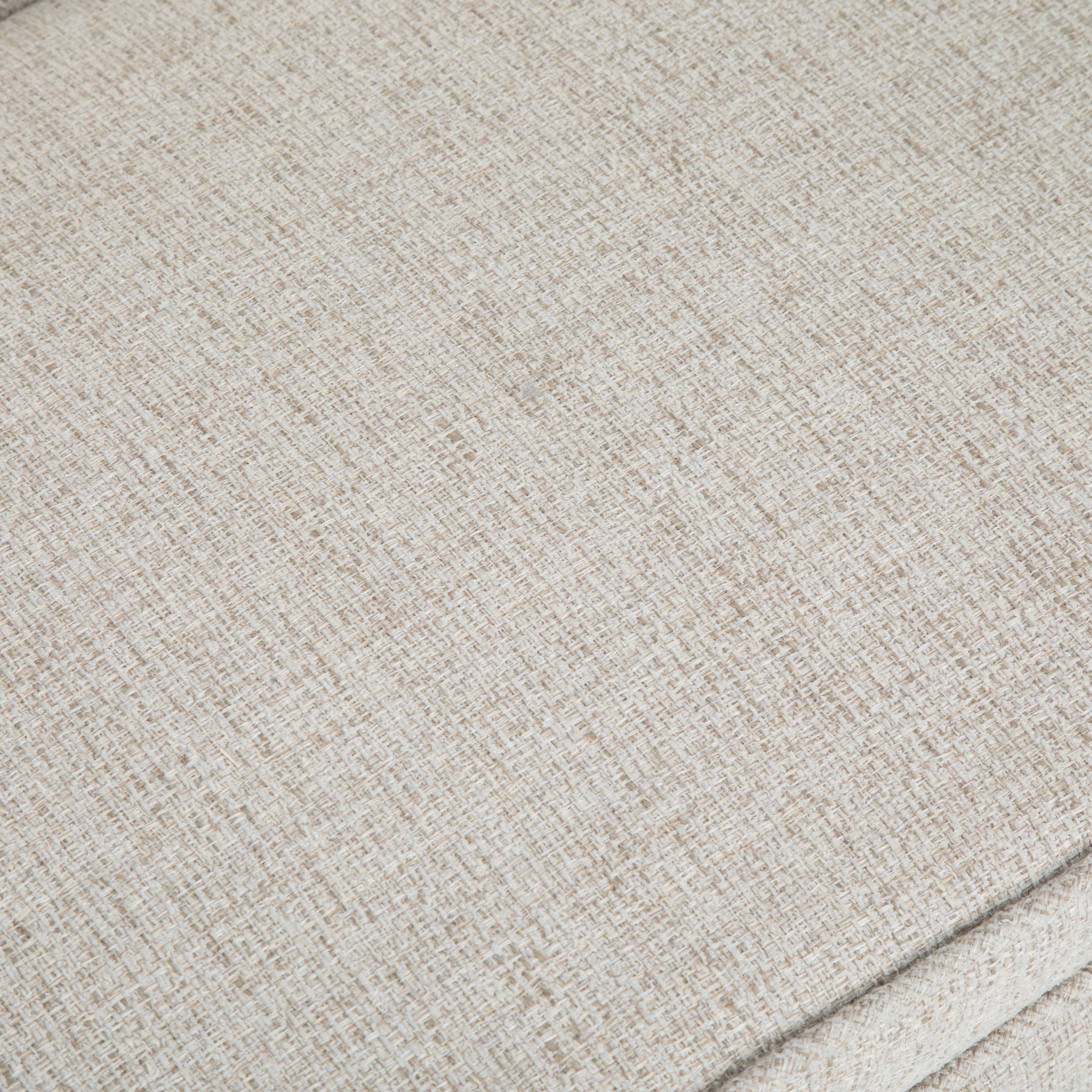 Parris 50 Inch Wide Upholstered Bench in Platinum Woven Fabric