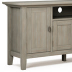Redmond 72 Inch Wide Solid Wood TV Stand in Distressed