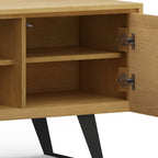 Lowry 63 Inch Wide Solid Wood TV Stand