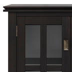 Artisan 30 Inch Wide Solid Wood Low Storage Cabinet in Hickory