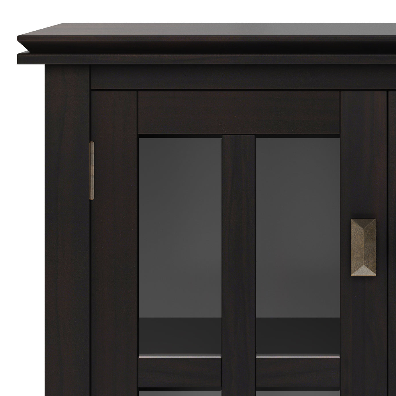 Artisan 30 Inch Wide Solid Wood Low Storage Cabinet in Hickory