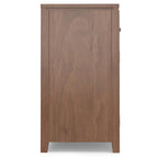 Cosmopolitan 54" Wide Solid Wood Sideboard Buffet in Medium Saddle