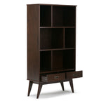 Draper Mid Century Wide Bookcase and Storage Unit