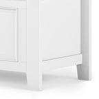 Amherst Solid Wood 36 inch Wide Transitional Entryway Storage Bench