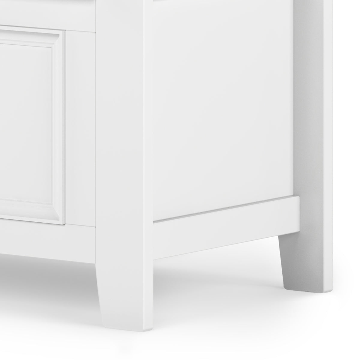Amherst Solid Wood 36 inch Wide Transitional Entryway Storage Bench
