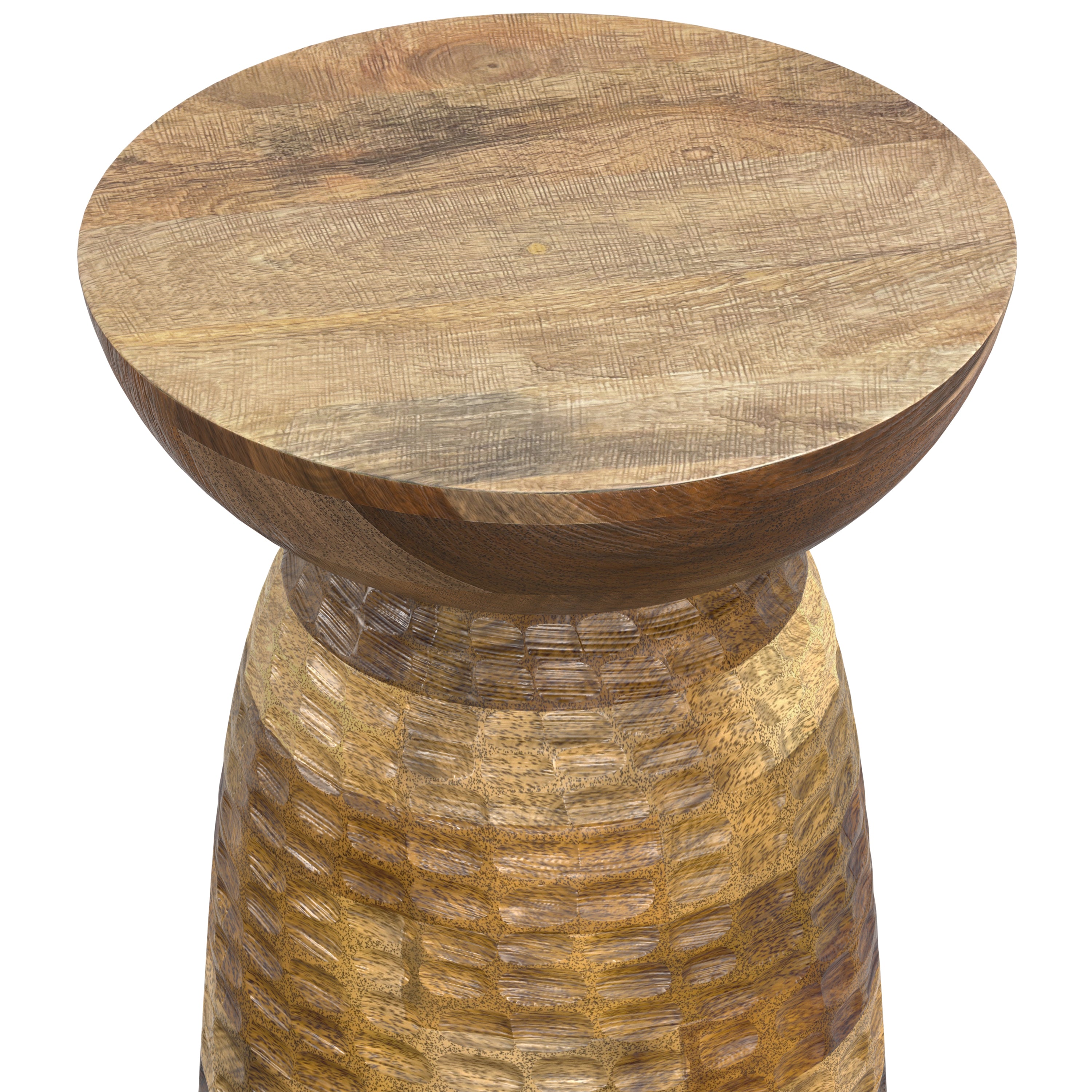 Boyd 13 Inch Solid Mango Accent Table