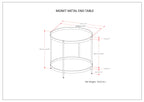 Monet Metal End Table