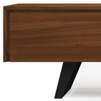 Lowry 72 Inch Wide Solid Wood TV Stand