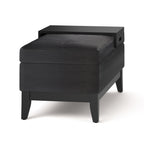 Oregon 42 Inch Wide Storage Ottoman Bench With Tray