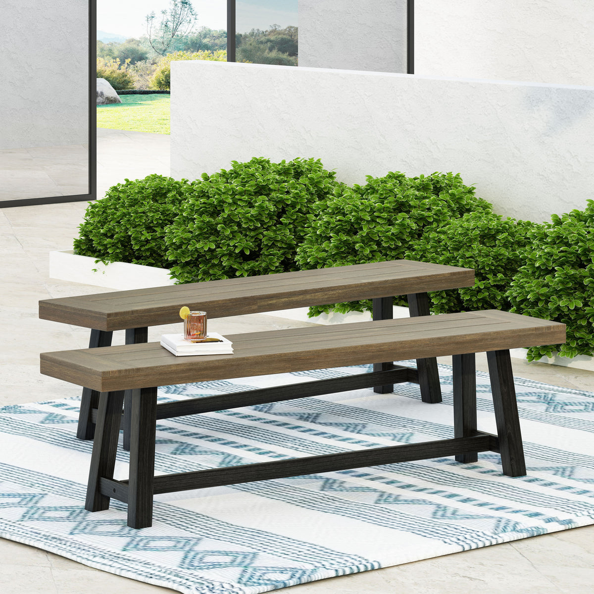 Acacia Outdoor Bench