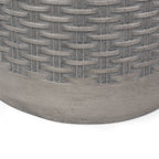 Outdoor Lightweight Round Concrete Side Table