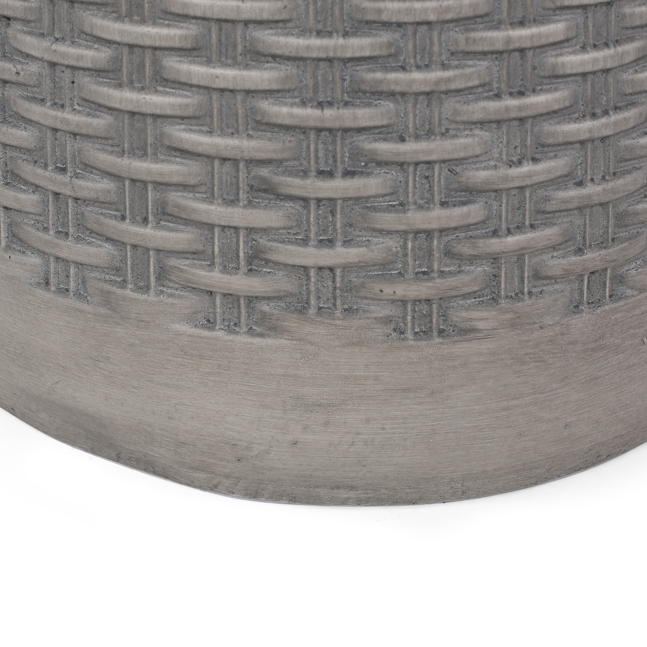 Outdoor Lightweight Round Concrete Side Table