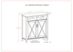 Ela Medium Storage Cabinet - Smoky