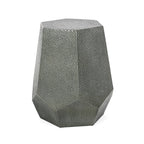 Metal Hammered End Table