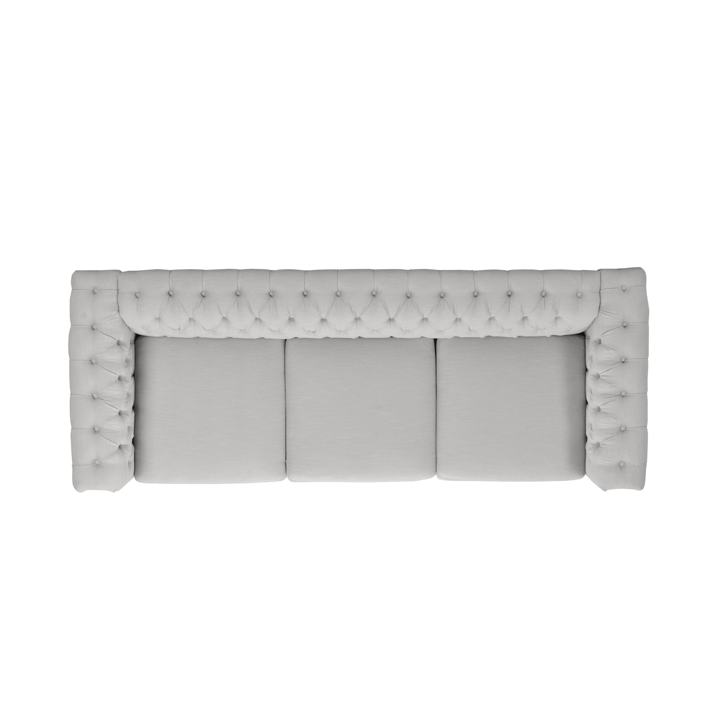 Chesterfield-Style 3 Seater Sofa
