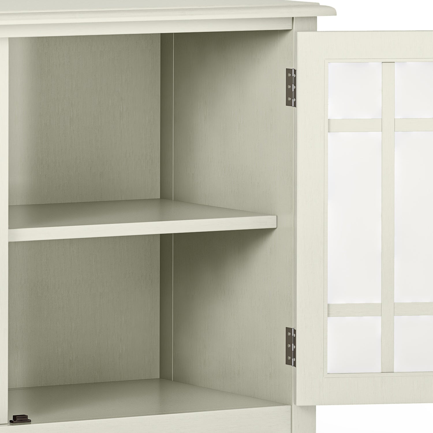 Connaught 46 Inch Wide Solid Wood Low Storage Cabinet in Antique
