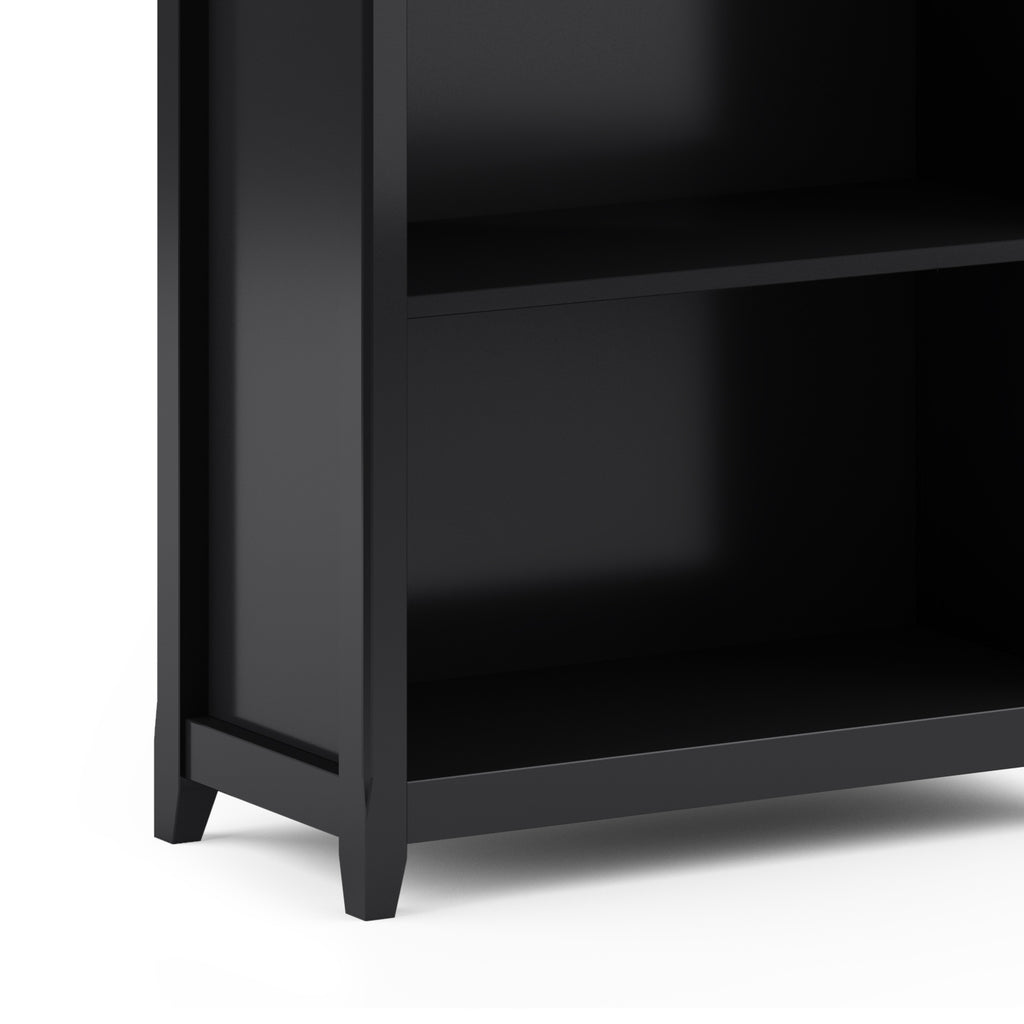 Amherst 30 Inch Solid Wood 5 Shelf Bookcase