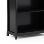 Amherst 30 Inch Solid Wood 5 Shelf Bookcase