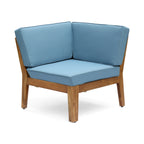 Grenada 5 Seater Acacia Wood Sectional Sofa Set