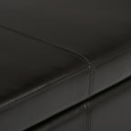 Avalon 48 Inch Wide Storage Ottoman Bench in Tanners