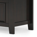 Amherst Solid Wood 36" Wide Transitional Entryway Storage Bench