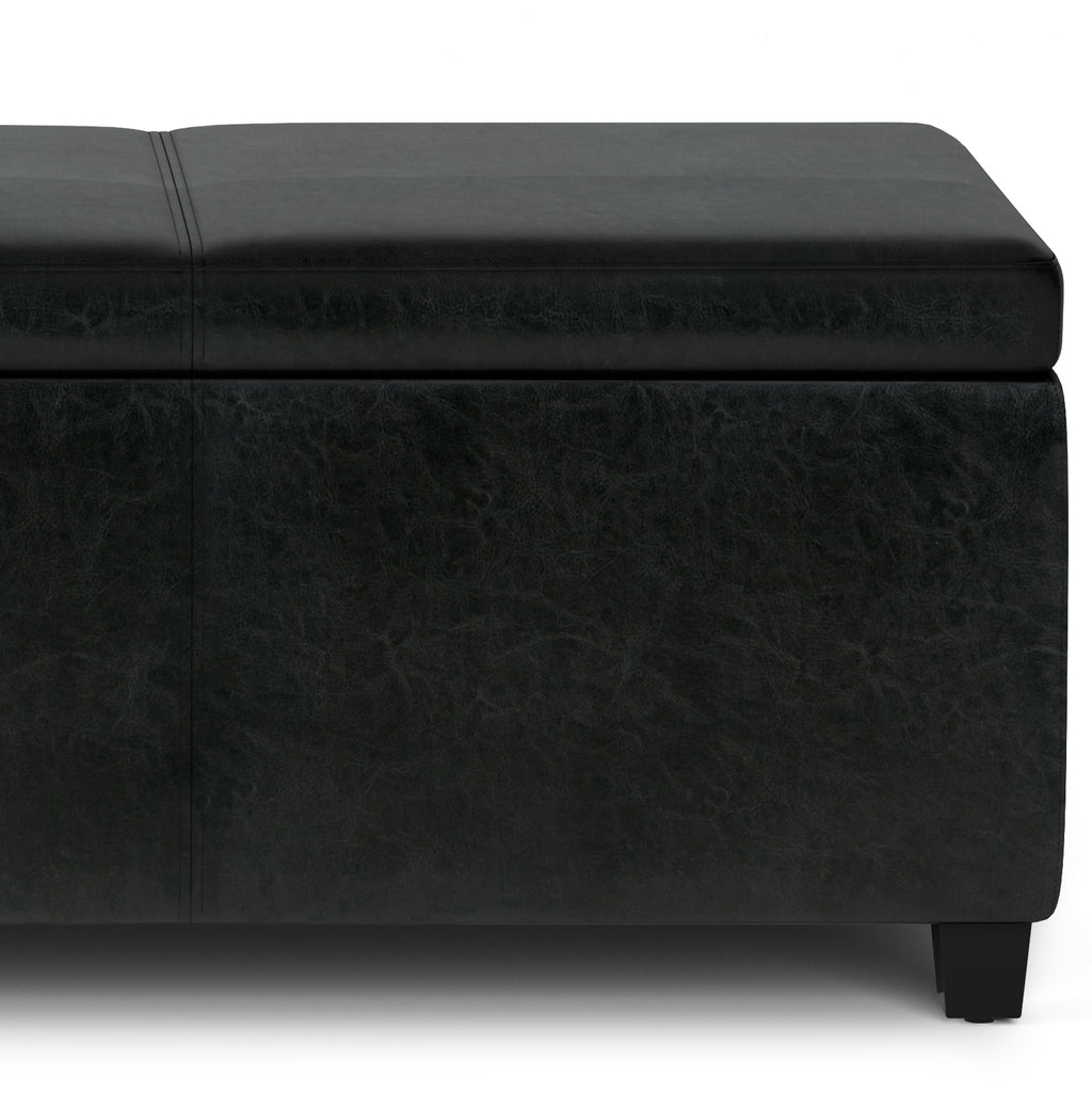 Avalon 54 Inch Wide Extra Large Storage Ottoman Bench