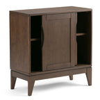 Harper 30 Inch Wide Solid Hardwood Mid-Century Modern Low Storage Cabinet